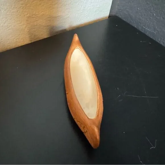 Vintage Ceramic Native American Binishtaa Navajo Canoe Petroglyphs - Picture 3 of 9